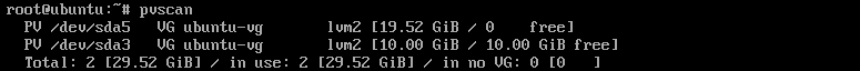 pvscan