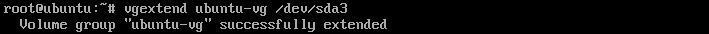 vgextend