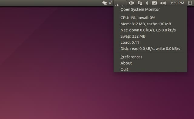 system monitor